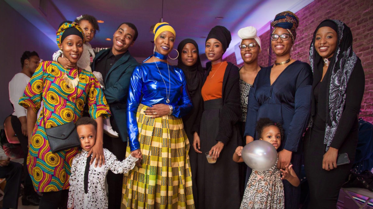 Photo of Zakiyah Ansari a parent organizer and Advocacy Director for New York State Alliance for Quality Education with her family.